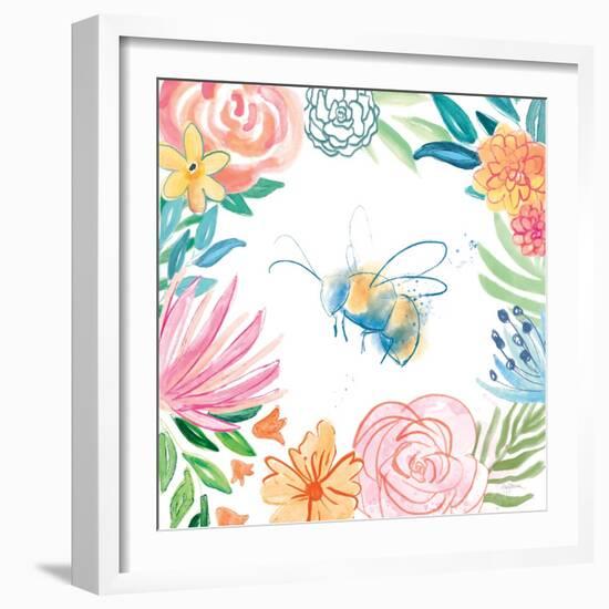 Flower Fun V-Mary Urban-Framed Art Print