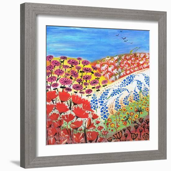 Flower Fusion-Caroline Duncan-Framed Giclee Print