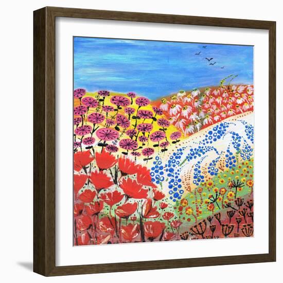 Flower Fusion-Caroline Duncan-Framed Giclee Print