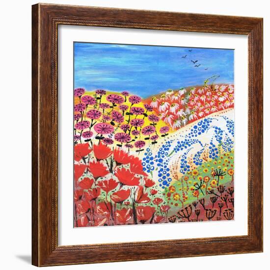 Flower Fusion-Caroline Duncan-Framed Giclee Print