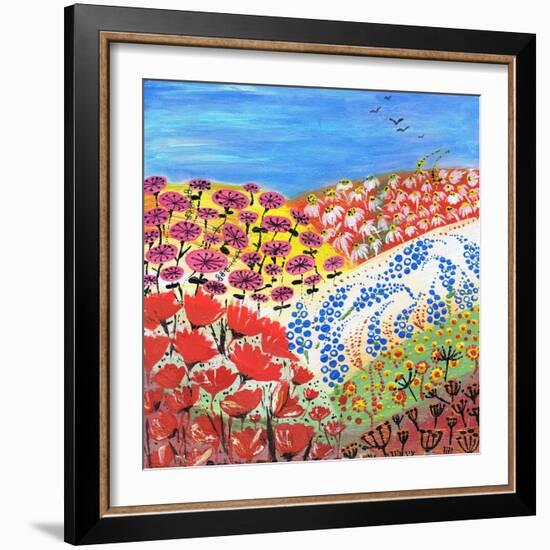 Flower Fusion-Caroline Duncan-Framed Giclee Print