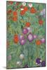 Flower Garden, 1905-07 (Detail)-Gustav Klimt-Mounted Giclee Print