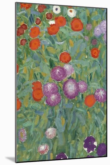 Flower Garden, 1905-07 (Detail)-Gustav Klimt-Mounted Giclee Print