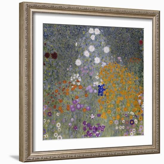 Flower Garden, 1905-07-Gustav Klimt-Framed Giclee Print