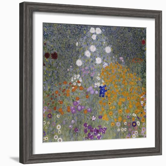 Flower Garden, 1905-07-Gustav Klimt-Framed Giclee Print