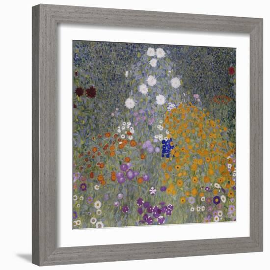 Flower Garden, 1905-07-Gustav Klimt-Framed Giclee Print