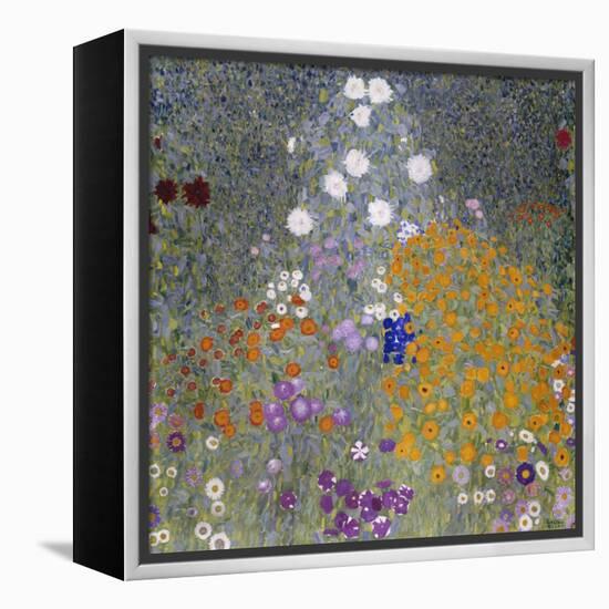 Flower Garden (Bauerngarten). 1905-07-Gustav Klimt-Framed Premier Image Canvas