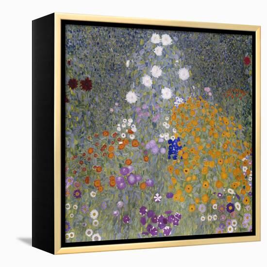 Flower Garden (Bauerngarten). 1905-07-Gustav Klimt-Framed Premier Image Canvas