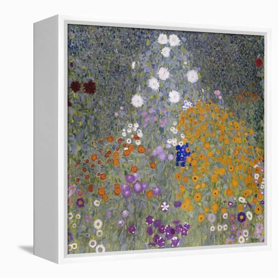 Flower Garden (Bauerngarten). 1905-07-Gustav Klimt-Framed Premier Image Canvas