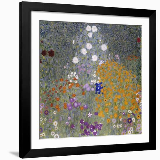 Flower Garden (Bauerngarten). 1905-07-Gustav Klimt-Framed Giclee Print