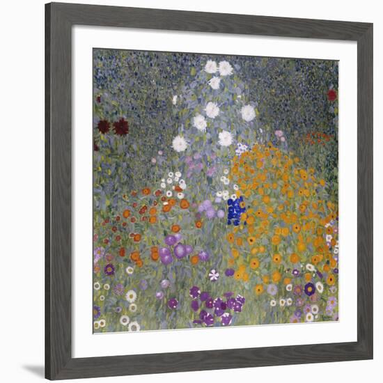 Flower Garden (Bauerngarten). 1905-07-Gustav Klimt-Framed Giclee Print