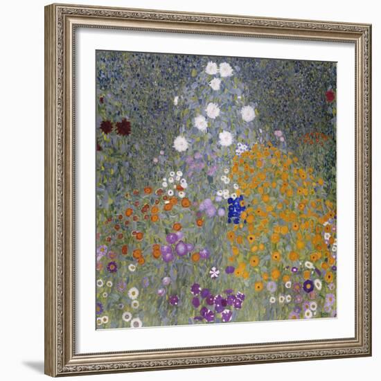 Flower Garden (Bauerngarten). 1905-07-Gustav Klimt-Framed Giclee Print