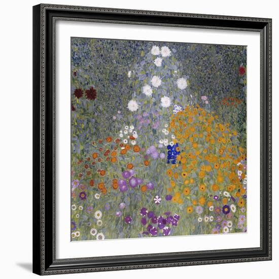 Flower Garden (Bauerngarten). 1905-07-Gustav Klimt-Framed Giclee Print