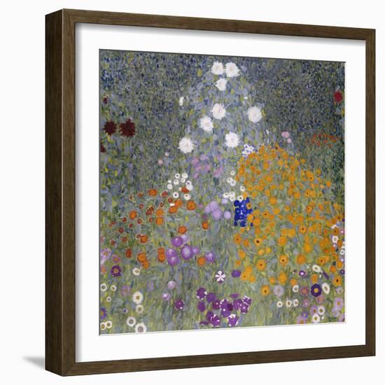 Flower Garden (Bauerngarten). 1905-07-Gustav Klimt-Framed Giclee Print