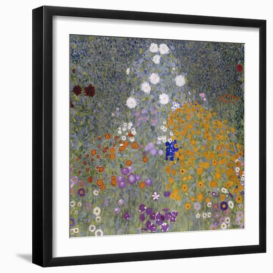 Flower Garden (Bauerngarten). 1905-07-Gustav Klimt-Framed Giclee Print