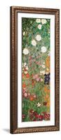 Flower Garden (detail)-Gustav Klimt-Framed Art Print