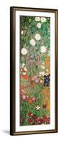 Flower Garden (detail)-Gustav Klimt-Framed Art Print