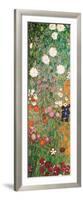 Flower Garden (detail)-Gustav Klimt-Framed Art Print