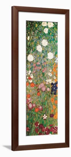 Flower Garden (detail)-Gustav Klimt-Framed Art Print