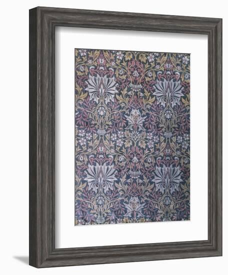 Flower Garden Furnishing Fabric, Jacquard Woven Silk, England, 1879-William Morris-Framed Giclee Print