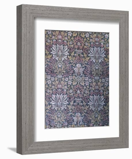 Flower Garden Furnishing Fabric, Jacquard Woven Silk, England, 1879-William Morris-Framed Giclee Print