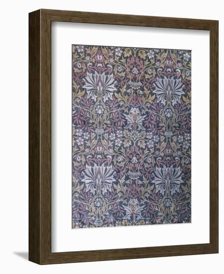 Flower Garden Furnishing Fabric, Jacquard Woven Silk, England, 1879-William Morris-Framed Giclee Print