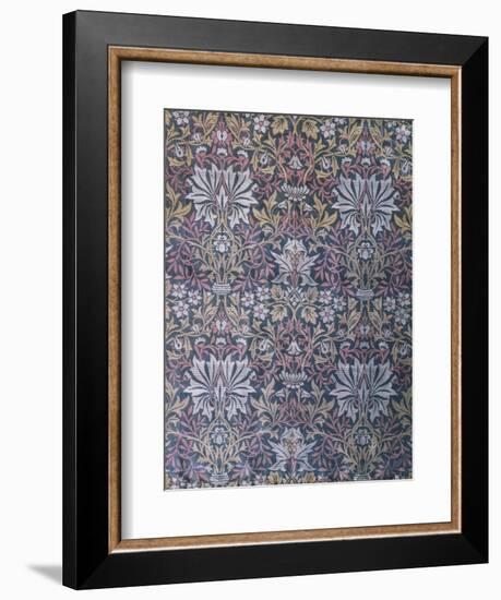 Flower Garden Furnishing Fabric, Jacquard Woven Silk, England, 1879-William Morris-Framed Giclee Print