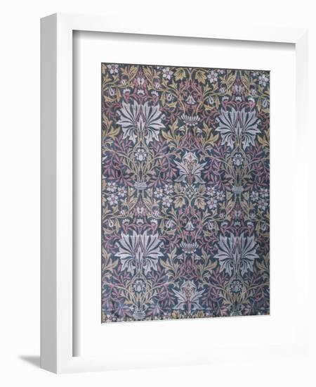 Flower Garden Furnishing Fabric, Jacquard Woven Silk, England, 1879-William Morris-Framed Giclee Print