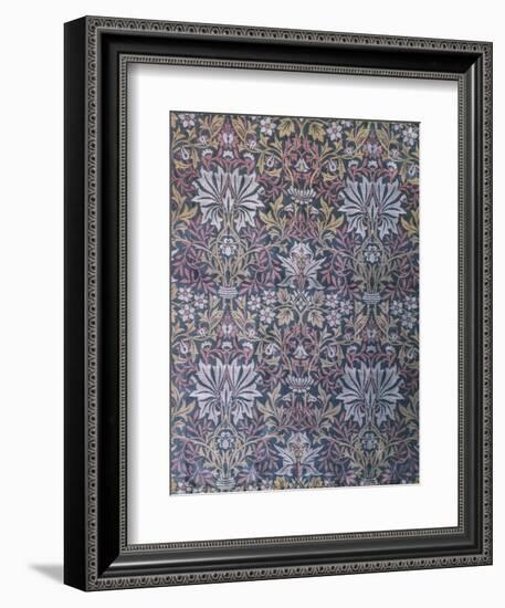 Flower Garden Furnishing Fabric, Jacquard Woven Silk, England, 1879-William Morris-Framed Giclee Print