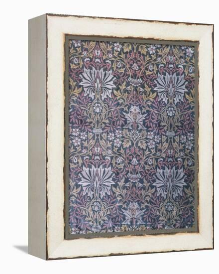 Flower Garden Furnishing Fabric, Jacquard Woven Silk, England, 1879-William Morris-Framed Premier Image Canvas