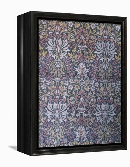 Flower Garden Furnishing Fabric, Jacquard Woven Silk, England, 1879-William Morris-Framed Premier Image Canvas