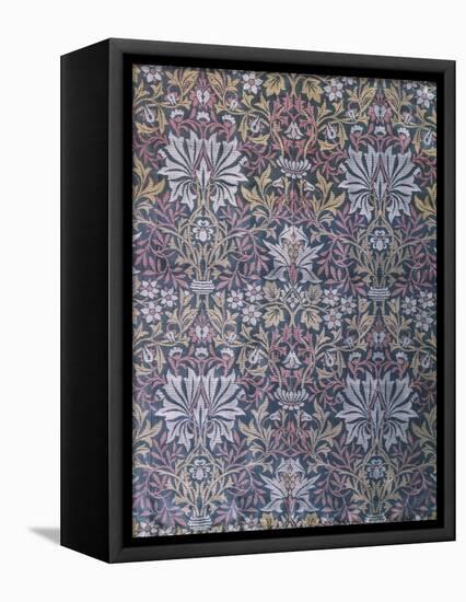 Flower Garden Furnishing Fabric, Jacquard Woven Silk, England, 1879-William Morris-Framed Premier Image Canvas