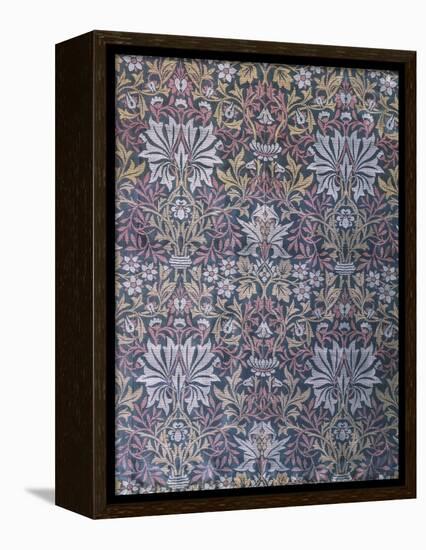 Flower Garden Furnishing Fabric, Jacquard Woven Silk, England, 1879-William Morris-Framed Premier Image Canvas