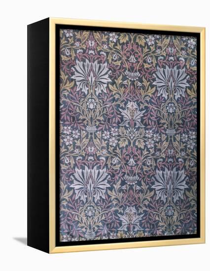 Flower Garden Furnishing Fabric, Jacquard Woven Silk, England, 1879-William Morris-Framed Premier Image Canvas