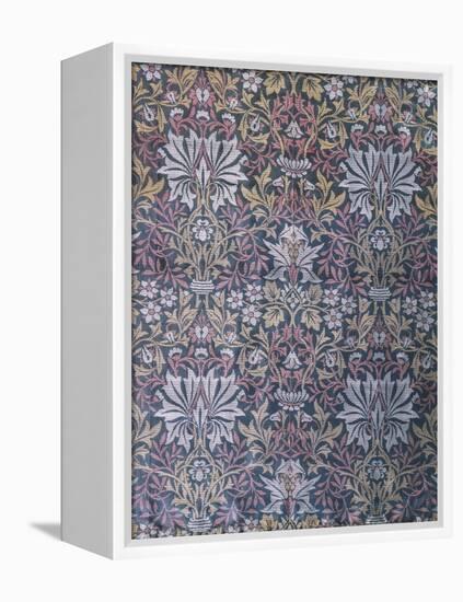 Flower Garden Furnishing Fabric, Jacquard Woven Silk, England, 1879-William Morris-Framed Premier Image Canvas