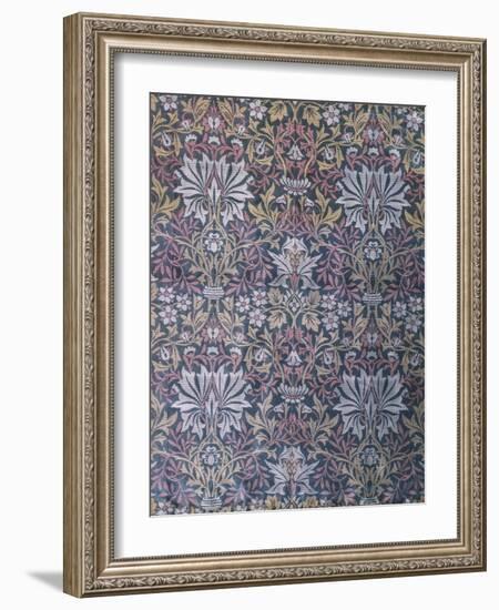 Flower Garden Furnishing Fabric, Jacquard Woven Silk, England, 1879-William Morris-Framed Giclee Print