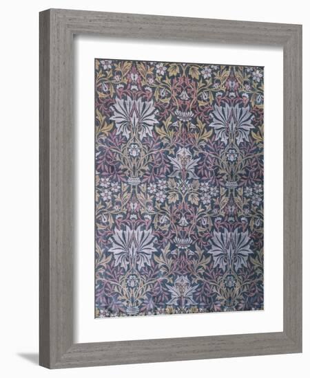 Flower Garden Furnishing Fabric, Jacquard Woven Silk, England, 1879-William Morris-Framed Giclee Print