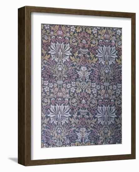 Flower Garden Furnishing Fabric, Jacquard Woven Silk, England, 1879-William Morris-Framed Giclee Print