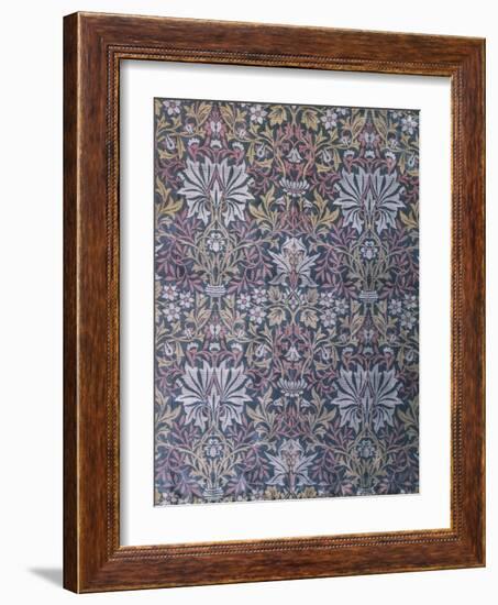 Flower Garden Furnishing Fabric, Jacquard Woven Silk, England, 1879-William Morris-Framed Giclee Print