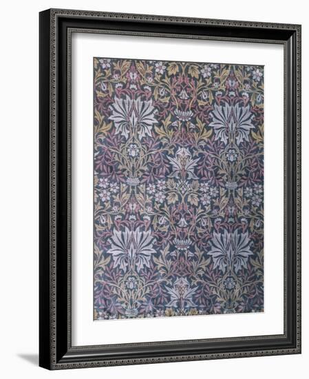 Flower Garden Furnishing Fabric, Jacquard Woven Silk, England, 1879-William Morris-Framed Giclee Print