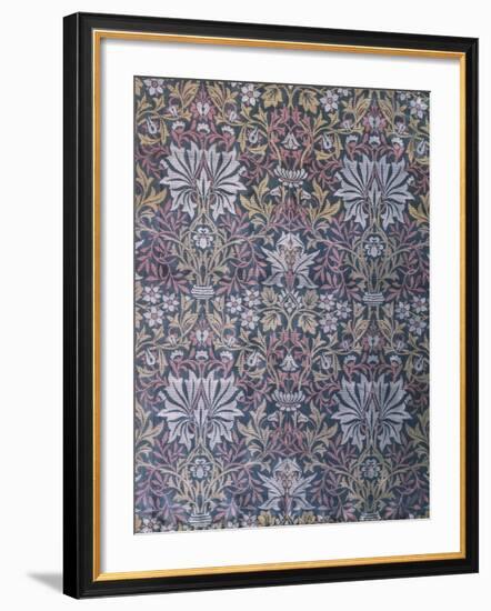 Flower Garden Furnishing Fabric, Jacquard Woven Silk, England, 1879-William Morris-Framed Giclee Print