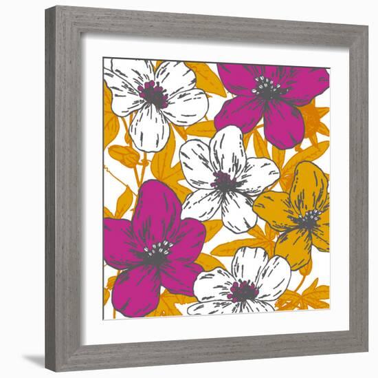 Flower Garden I-Sasha Blake-Framed Art Print