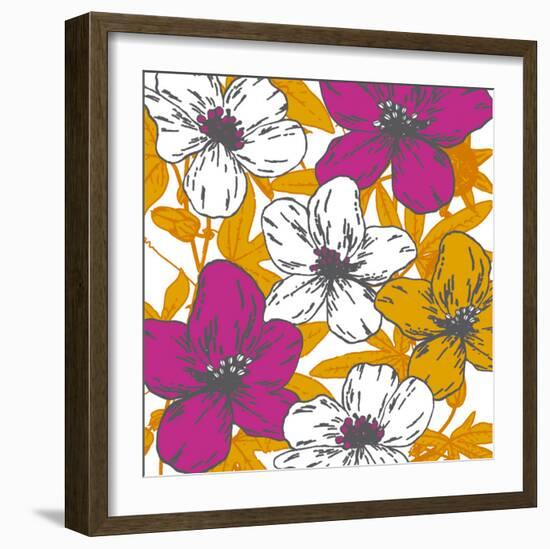 Flower Garden I-Sasha Blake-Framed Art Print