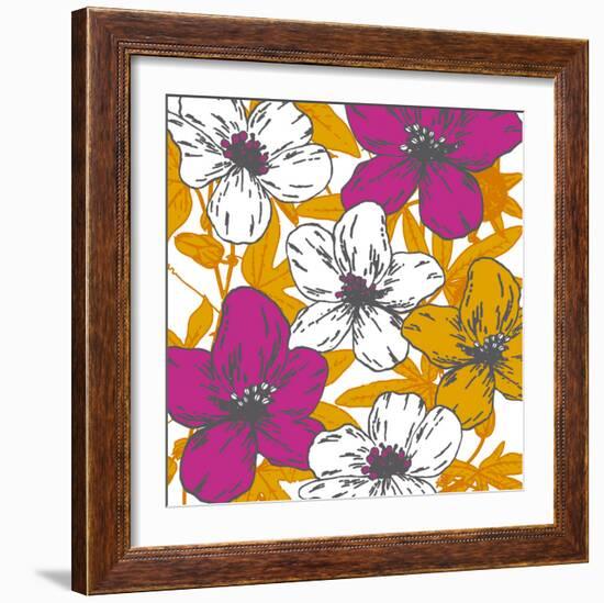 Flower Garden I-Sasha Blake-Framed Art Print