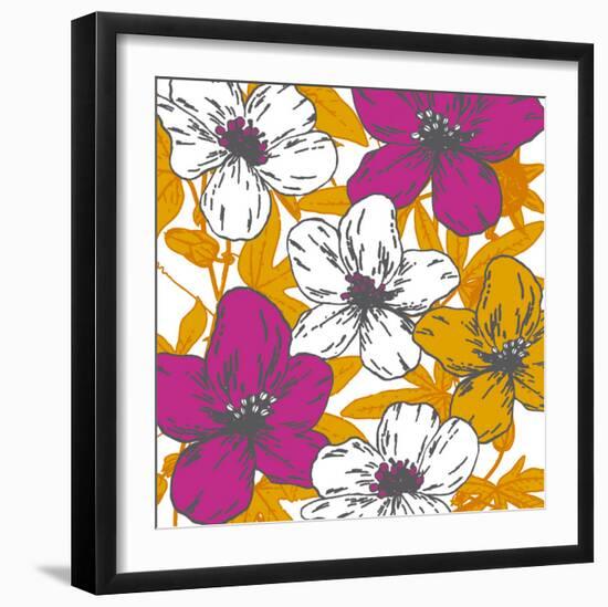 Flower Garden I-Sasha Blake-Framed Art Print