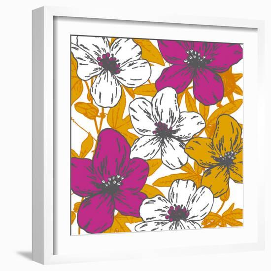 Flower Garden I-Sasha Blake-Framed Art Print