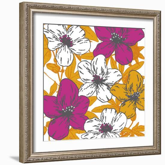 Flower Garden I-Sasha Blake-Framed Giclee Print