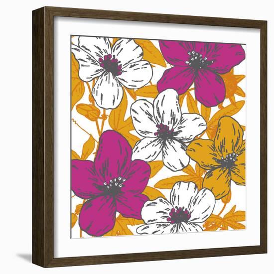 Flower Garden I-Sasha Blake-Framed Giclee Print