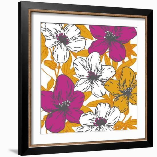 Flower Garden I-Sasha Blake-Framed Giclee Print