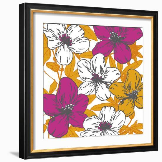 Flower Garden I-Sasha Blake-Framed Giclee Print